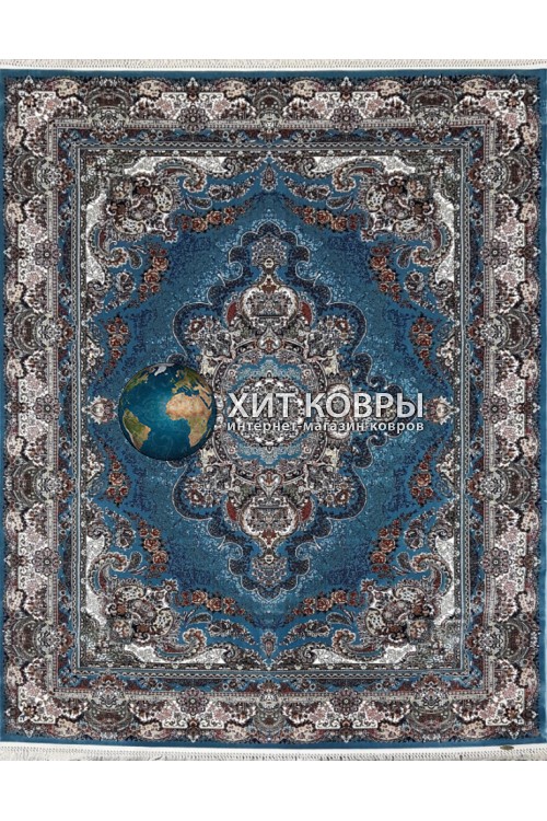 Иранский ковер Abrishim 36319 Голубой